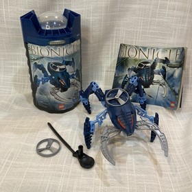 LEGO 8743 Bionicle Visorak Boggarak Vintage w/ Canister & Manual COMPLETE