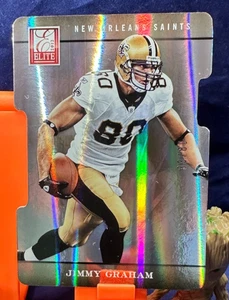 2012 ELITE - JIMMY GRAHAM - STATUS DIE-CUT #33/80 Saints HOF - Picture 1 of 2