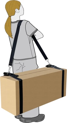 Correas móviles para hombros con correas de amarre de carga - mover, levantar, transportar, pestañas y  Foto 1 de 4