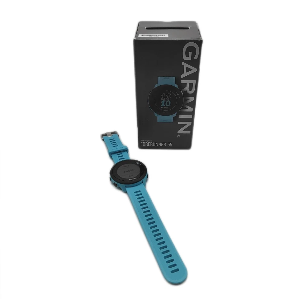 Garmin GPS Laufuhr Forerunner 55 Sportuhr GPS Uhr Always On Farbdisplay Fitness  - Bild 1 von 4