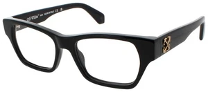 OFF WHITE OW STYLE 7E OERJ07EF24PLA0011000 Eyeglasses BLACK Frame 52 mm - Picture 1 of 4