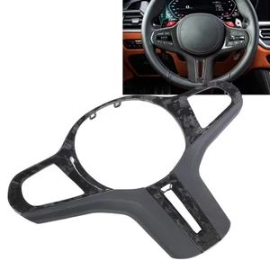 Forged Carbon Fiber Steering Wheel Trim for BMW Z4 M3 M4 G20 G21 G22 G24 New - Picture 1 of 14