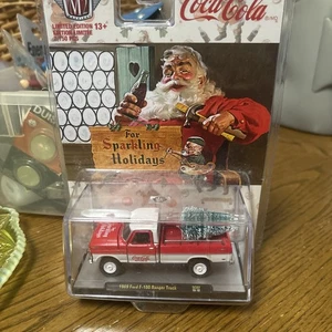 M2 Machines Christmas Limited Edition Coca-Cola 1969 Ford F-100 Ranger Truck - Picture 1 of 4