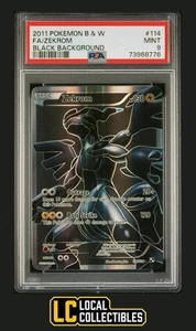 Zekrom 114/114 Full Art Black Background 2011 Black & White PSA 9 MINT - Picture 1 of 3