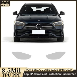 For Mercedes C Class W206 2016-2024 Headlights Precut Paint Protection Film PPF - Foto 1 di 18