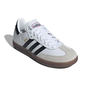 Neu mit Etikett Adidas Samba Indoor-Sneaker, weiß/schwarz/gummi, 6 US Unisex großes Kind - Bild 1 von 5