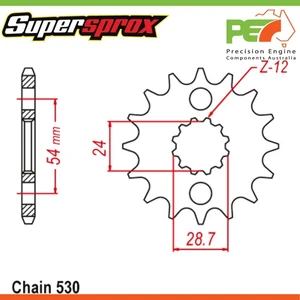 New SUPERSPROX Front & Rear Sprocket Kit For KAWASAKI ZX-14R NINJA ABS 1400cc - Bild 1 von 4