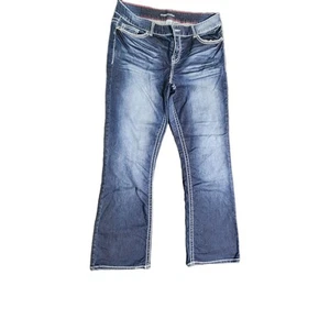 Damen Maurices Jeans mit verzierten Taschen Größe 18 Reg. Alle Knöpfe fehlen - Bild 1 von 9