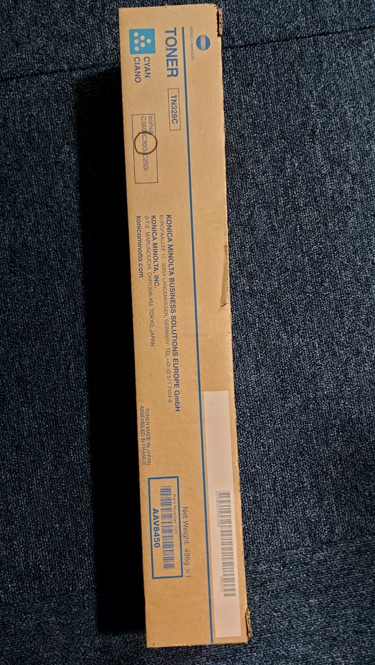 Toner Konica TN328C CYAN AAV8450 nuovo imballo originale Bizhub C360i C300i C250i - Immagine 1 di 1
