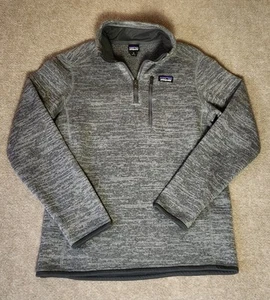 Patagonia Better Sweater Youth XL 14 Fleece 1/4 Zip Gray Outdoor Hiking - Picture 1 of 9