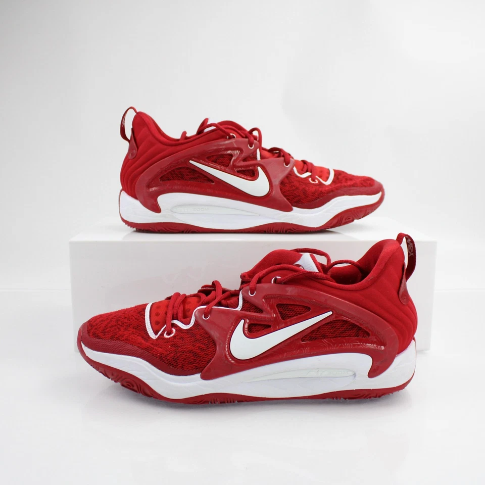 Tênis de basquete masculino Nike KD vermelho usado - Imagem 1 de 1