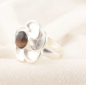 AAA+ gelbes Tigerauge Edelstein 925 massiv Sterling Silber Handarbeit Schmuck Ring - Bild 1 von 2