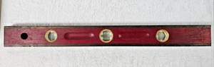 VTG Mayes 24" Wood Brass Carpenter Level Tool 1940s–50s Port Austin Mich - Picture 1 of 6