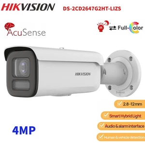 Hikvision DS-2CD2647G2HT-LIZS 4MP Hybrid Light ColorVu Bullet IP Camera 2.8-12mm - Picture 1 of 16