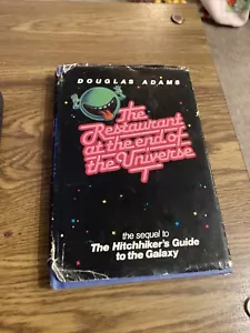 The Restaurant at the End of the Universe, Douglas Adams 1980 HC DJ BCE Harmony - Picture 1 of 7