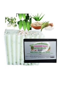 SAPONE MELONE AMARO O CERASEE (Asosi) - Farina d'avena - Neem - Sapone acne zenzero e prezzemolo - Foto 1 di 7