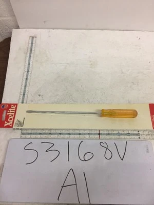Xcelite USA S3168 Flat tip screwdriver 8 in blade ttl lngth11-3/4 New $30 - Image 1 of 4
