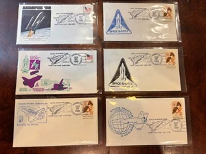 Space Shuttle AEROPEX 6 Covers Sep 1980 Redondo Beach CA Stamp Show !! - Picture 1 of 1