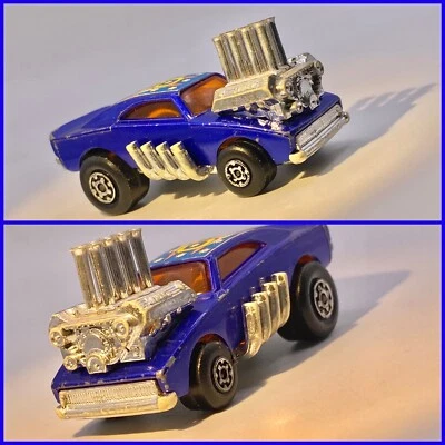 Matchbox🔥Lesney Superfast 1974 Big Banger Hot Rod Blue - 1/64 - - Image 1 of 4