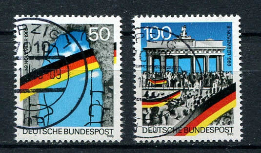 Germany - BRD : Historical Opening Berlin Wall anniversary set from 1990 - CTO - Image 1 of 1