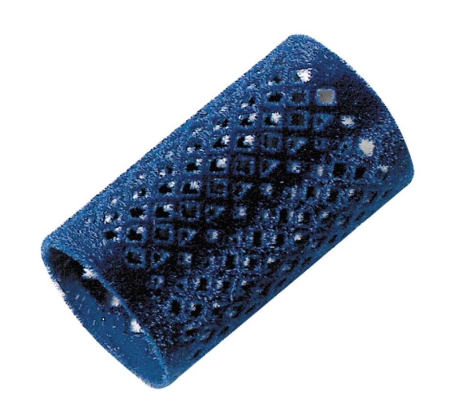 Comair Metallwickler beflockt lang 12 St. Ø 36 Mm blau