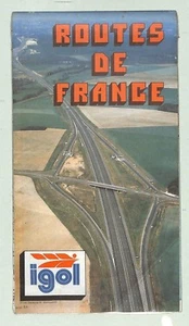CARTE ROUTIERE FRANCE / HUILE IGOL / ANNEES 1960 ? - Picture 1 of 1