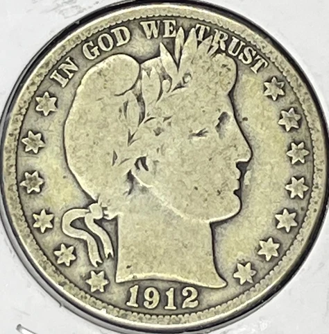 1912 BARBER HALF DOLLAR 38 Cover