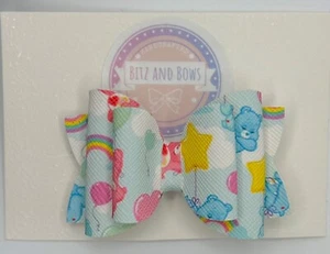 Blue Hair bow and clips, Hair Bows, accessories, care, bears, baby, school - Picture 1 of 2