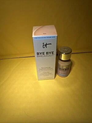 IT Cosmetics Bye Bye Breakout Full Coverage Treatment Concealer TAN New 0.35 Oz - Image 1 of 2