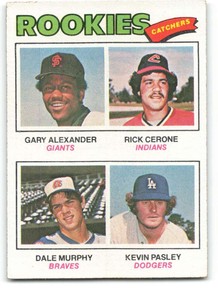 1977 Topps #476 Gary Alexander/Rick Cerone/Dale Murphy/Kevin Pasley EX ID:338704