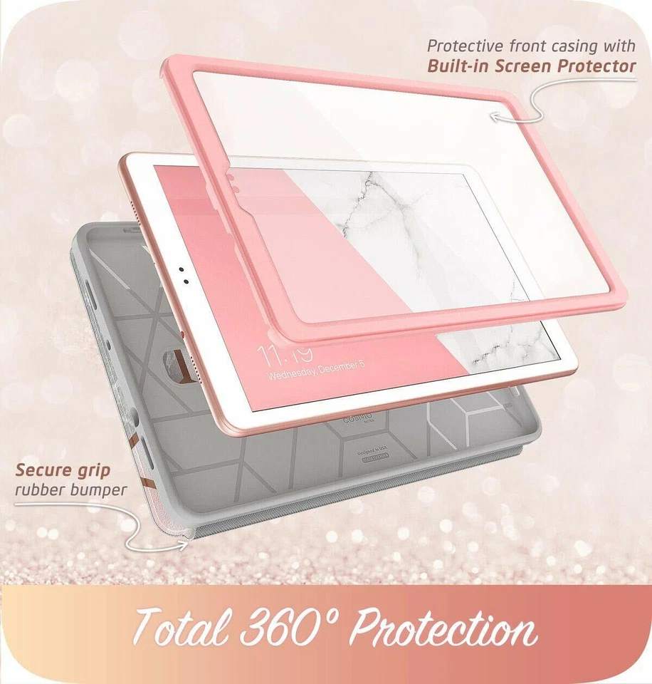 Case Designed for Galaxy Tab a 8.0 SM T387 2018 Cosmo Series W Built in Screen P