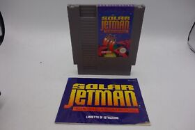 Solar Jetman Nintendo Nes 8 Bit PAL ITA A  con manuale