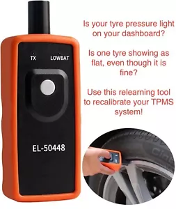 EL-50448 Tyre Pressure Monitor Reset Relearn Tool for Vauxhall & Other Car Model - Picture 1 of 8