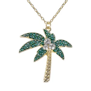 Bohemian Necklace Gift Tree Jewelry Pendant Palm Tree Necklace - Picture 1 of 12
