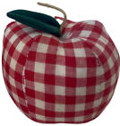 Pincushion Apple Vintage Handmade Fruit Shape Pin Cushion Fabric Cloth Life Size