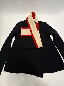 Balenciaga Damen Wollpullover mit Stehkragen Größe 34 Made in Italy Schwarz - Bild 1 von 20