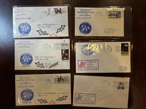 Apollo 14 Space 1971 CALIFORNIA Barstow 6 Covers TRACKING STATION !! - Picture 1 of 2
