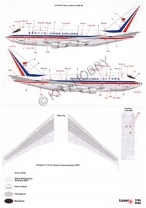 Kit Modelo KITSHOBBY 1/144 Boeing 747SP China Airlines Set - Imagen 1 de 8