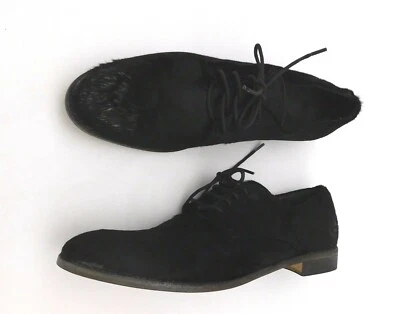 Винтажные черные туфли для официальных приемов Giorgio Brato с экзотическими волосами размер 39 - Изображение 1 из 4