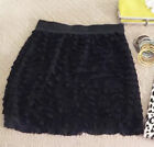 URBAN OUTFITTERS, KIMCHI BLUE: Women?s Size SMALL, Black Ruffle Skirt