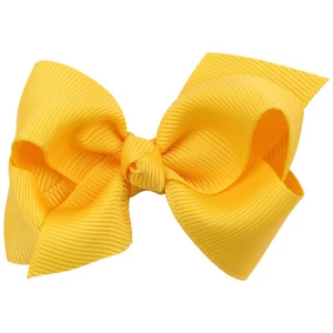Kids Girl Candy Color Hair Accessories 3 Inch Big Hair Bows With Clip Barrettes↷ - Picture 1 of 28
