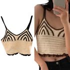 Summer Casual Camis Sweet Striped Tops Sleeveless for Daily Beach Date Shopping