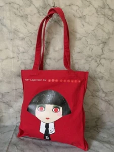 shu uemura × KARL LAGERFELD mon shu girl tote bag novelty 35cm 2012 Used/Mint - Picture 1 of 11