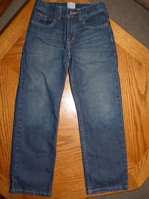 Pantalones de mezclilla para niños 8 R Canyon River azules relajados lavado oscuro cintura ajustable EXCELENTE ESTADO. USADOS UNA VEZ   Foto 1 de 4