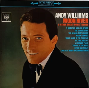 Andy Williams–Moon River & Other Great Movie Themes Vinyl LP 1965 CBS Australia - Picture 1 of 2