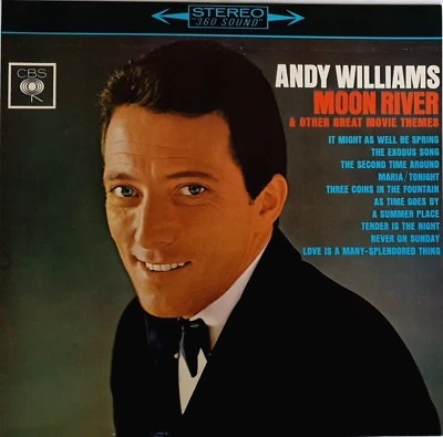 Andy Williams–Moon River & Other Great Movie Themes Vinyl LP 1965 CBS Australia - Image 1 of 2