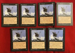 MTG Magic the Gathering Brine Shaman CCG Card x7 Wizards of the Coast 1995 - Picture 1 of 3