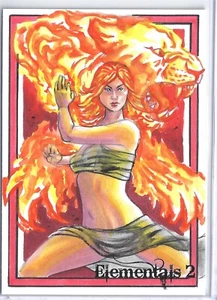 Tarjeta de boceto de Perna Studios Elementals 2 de Achilleas Kokkinakis - Imagen 1 de 2