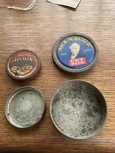 FA26 VINTAGE MUCILIN & MICK McQUAID CUT PLUG TIN FISHING ACCESSORIES JW DAY 110 - Picture 1 of 6