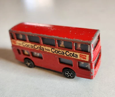 Corgi  Juniors - Daimler Fleetline Double Decker Bus COCA-COLA VINTAGE - Image 1 of 3
